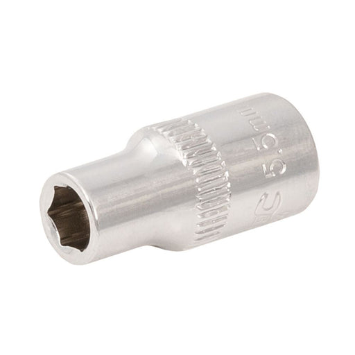 Silverline Socket 1/4" Drive 6pt Metric 5.5mm Silverline - Dynamic Drive