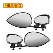 2 x Milenco Aero 4 Towing Mirrors (Convex Glass) - FREE Storage/Carry Bag Milenco  - Dynamic Drive