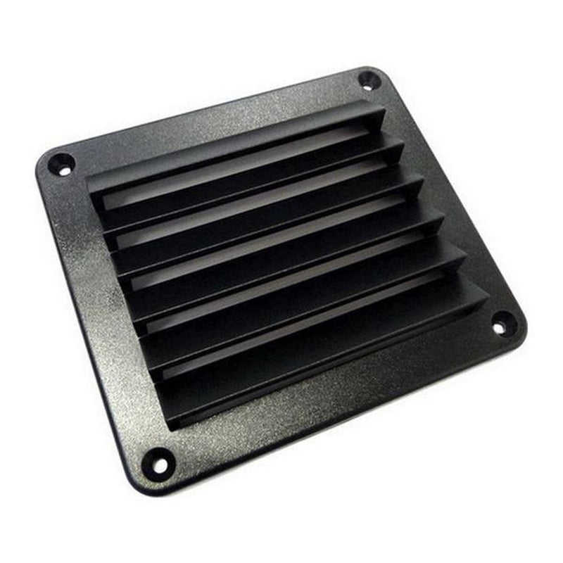 AAA Vent Black Plastic Louvre 5 1/2 x 4 7/8 for Caravan/Motorhome AAA - Dynamic Drive