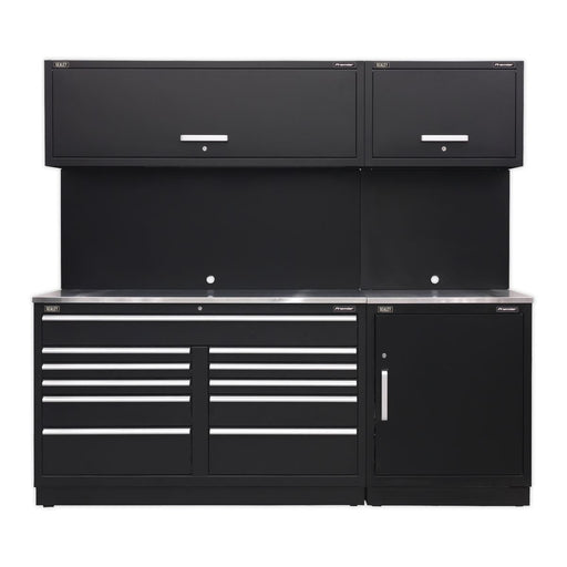 Sealey Premier Premier Storage System with Stainless Worktop 2.3m APMSCOMBO4SS Sealey Premier - Dynamic Drive