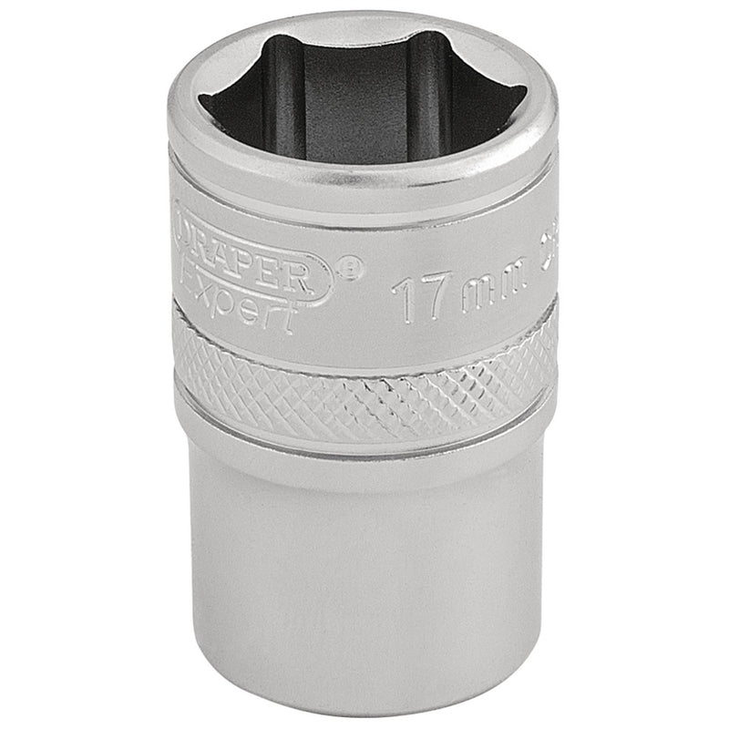 Draper 6 Point Metric Socket, 1/2" Sq. Dr., 17mm 16607 Draper - Dynamic Drive