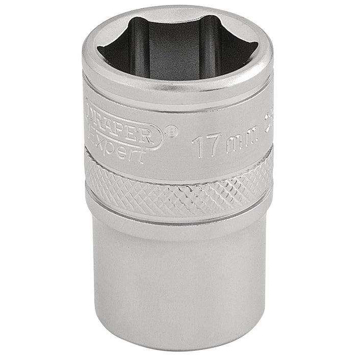 Draper 6 Point Metric Socket, 1/2" Sq. Dr., 17mm 16607 Draper - Dynamic Drive