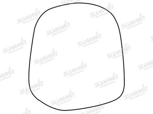 Summit Stick-On Standard Mirror Glass fits Toyota Landcruiser 09 to 15 LHS Summit - Dynamic Drive