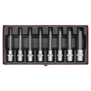 Sealey Hex Socket Bit Set 8pc 1/2"Sq Drive Metric AK9310 Sealey - Dynamic Drive