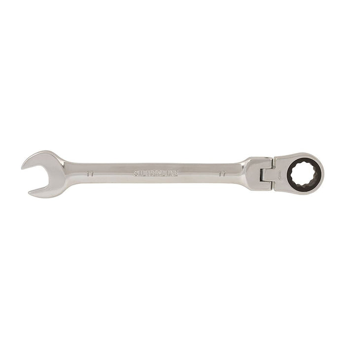 Silverline Flexible Head Ratchet Spanner 17mm Silverline - Dynamic Drive