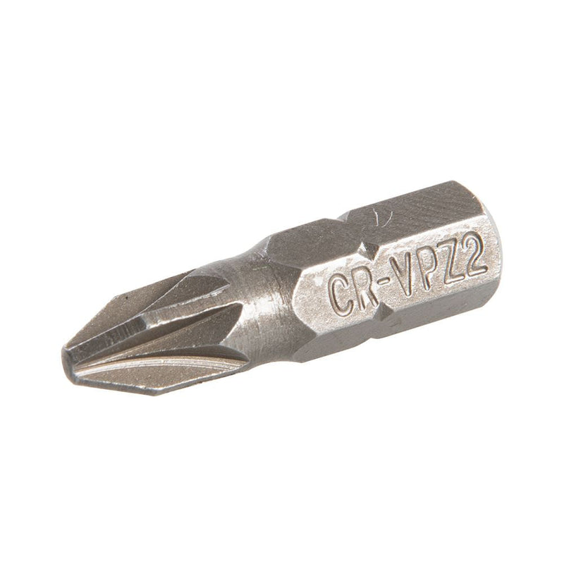 Silverline Pozidriv Cr-V 6150 Screwdriver Bits 30pk PZ2 Silverline - Dynamic Drive