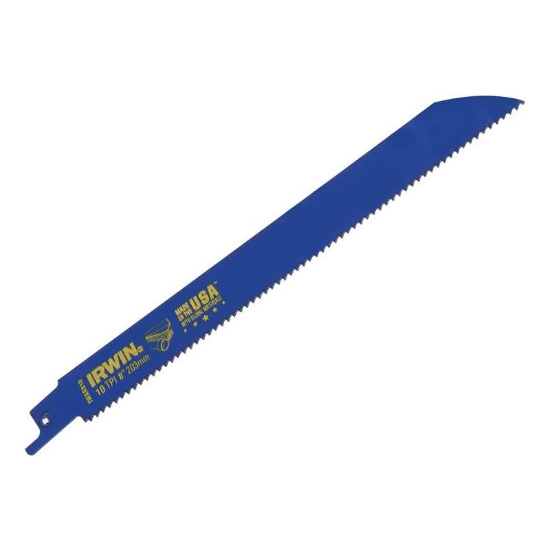 Irwin® 810R Sabre Saw Blade Metal & Wood Cutting 200mm Pack of 2 IRWIN® - Dynamic Drive
