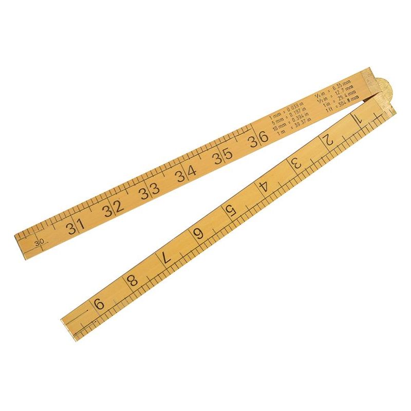 R.S.T. Wooden 4 Fold Rule 1m / 39in (Loose) R.S.T. - Dynamic Drive