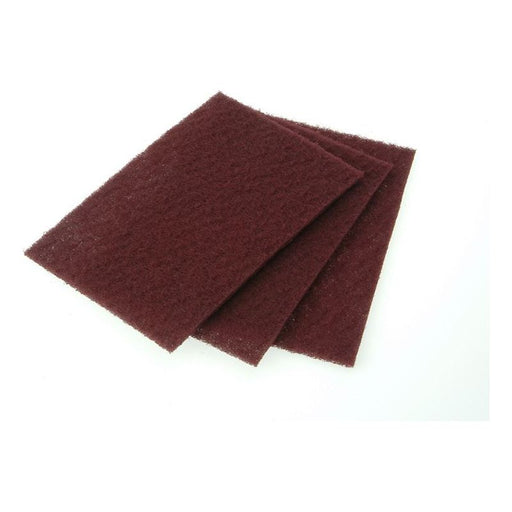 Faithfull Hand Pad Maroon Very Fine 230 x 150mm (10) Faithfull - Dynamic Drive