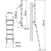 Fiamma Deluxe 5D Ladder 02426-08A Fiamma - Dynamic Drive