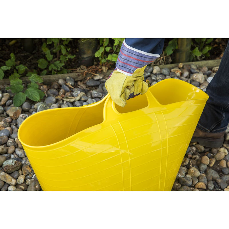 Sealey Heavy-Duty Flexi Tub 40L Yellow SFT40Y Sealey - Dynamic Drive