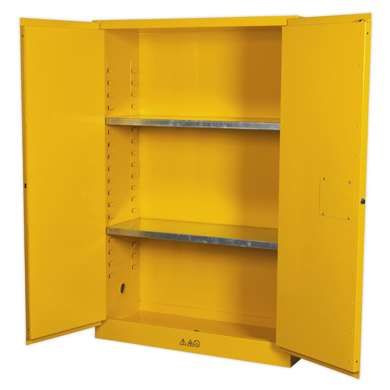 Sealey Flammables Storage Cabinet 1095 x 460 x 1655mm FSC10 Sealey - Dynamic Drive