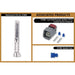 Connect Volvo Electrical Multipurpose 2 Pin female Connector 10pc 37606 Tool Connection - Dynamic Drive