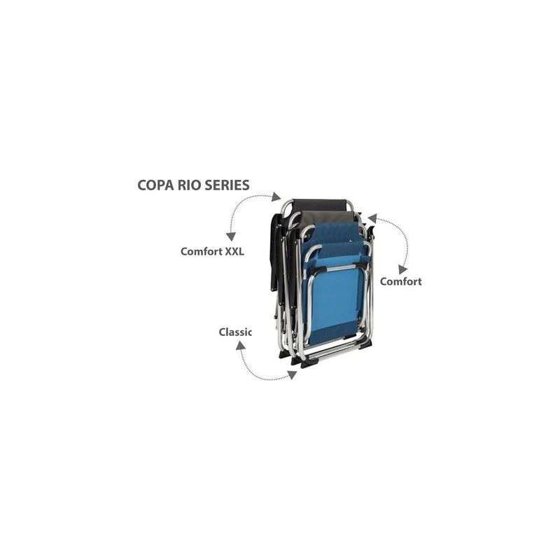 Bo-Camp Chair Copa Rio M Aluminium Graphite Bo-Camp - Dynamic Drive