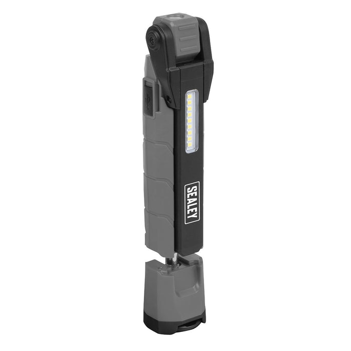 Sealey Rechargeable 360 Inspection Light 10W & 2 x 4W SMD LED - Grey LED3605GR Sealey - Dynamic Drive