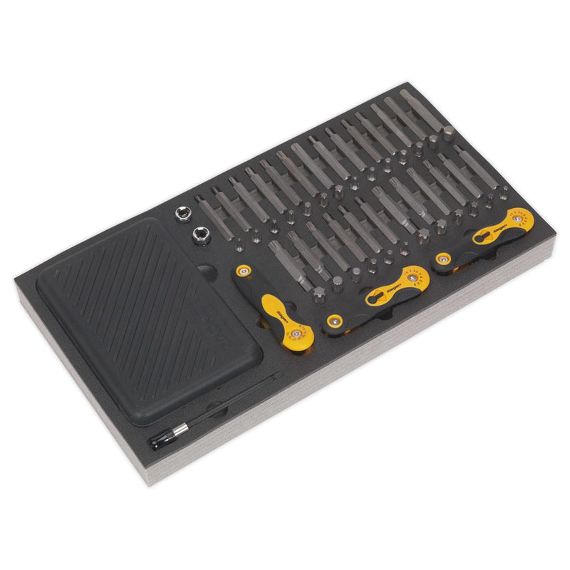 Sealey Tool Tray with Specialised Bits & Folding Hex Keys 192pc S01126 Sealey - Dynamic Drive