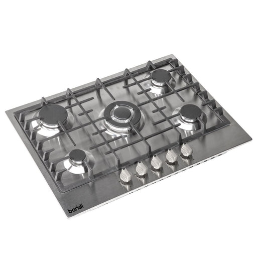 Baridi Gas Hob with 5 Cooking Zones 70cm - Stainless Steel DH227 Baridi - Dynamic Drive