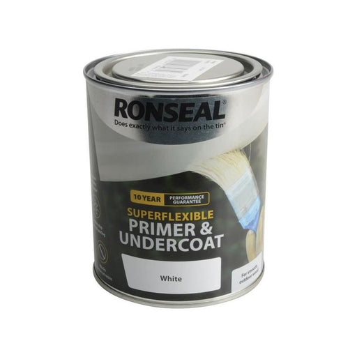 Ronseal Superflexible Primer & Undercoat White 750ml Ronseal - Dynamic Drive