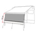 Fiamma Blocker 325 Front Panel Privacy Panel for Outdoor Use Fiamma - Dynamic Drive