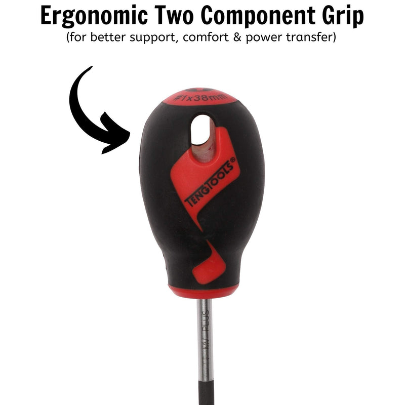 Teng Tools PH Screwdriver PH1 x 38mm XS Teng Tools - Dynamic Drive