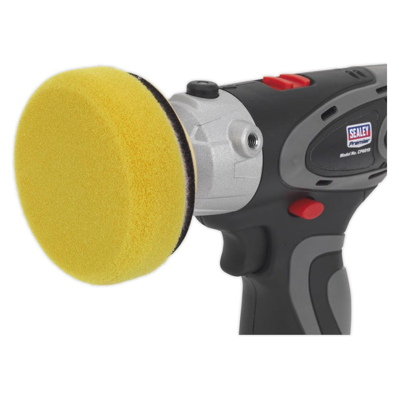 Sealey Cordless Polisher/Sander 75mm 14.4V Li-ion - 2 Batteries CP6005 Sealey - Dynamic Drive