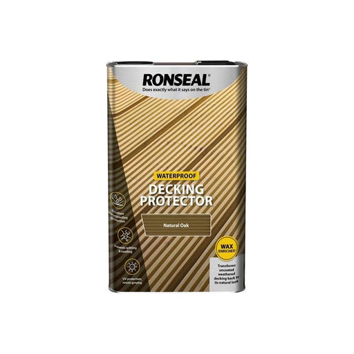 Ronseal Decking Protector Natural Oak 5 litre Ronseal - Dynamic Drive