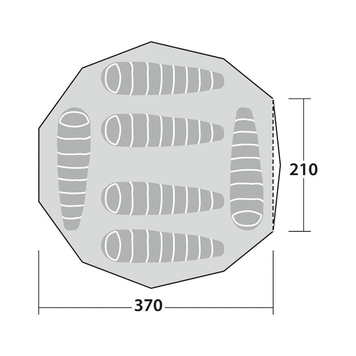 Robens Settler Field 6 Berth Poled Tent Robens - Dynamic Drive
