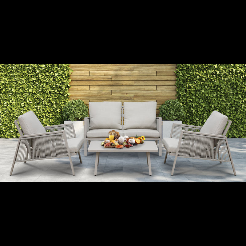 Dellonda Fusion 4 Piece Outdoor Set Dellonda  - Dynamic Drive