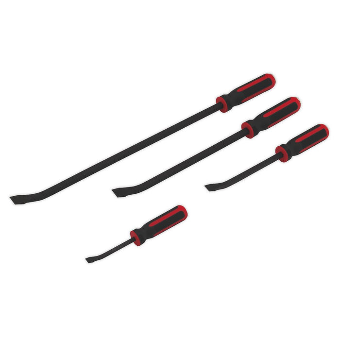 Sealey Angled Prybar Set 4pc Heavy-Duty AK9105 Sealey  - Dynamic Drive