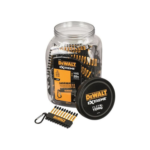 Dewalt Power Tools DT7276QZ Pozi Bit Keyring 10 Piece (Jar of 50) DeWALT Power Tools - Dynamic Drive