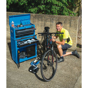 Draper Combined Roller Cabinet and Tool Chest, 6 Drawer, 24", Blue 19563 Draper - Dynamic Drive