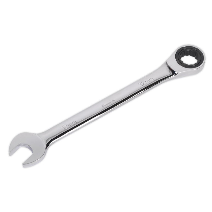 Sealey Ratchet Combination Spanner 32mm RCW32 Sealey - Dynamic Drive