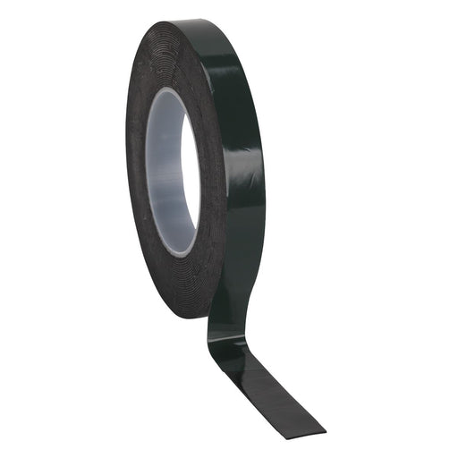 Sealey Double-Sided Adhesive Foam Tape 19mm x 10m Green Backing DSTG1910 Sealey - Dynamic Drive