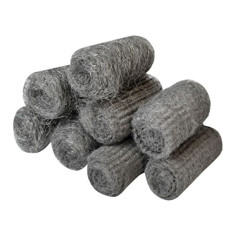Faithfull Steel Wool, Assorted Grades 20g Rolls (Pack 8) Faithfull - Dynamic Drive