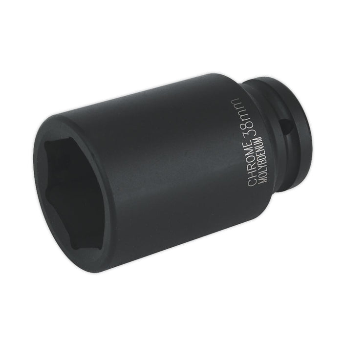 Sealey Impact Socket 38mm Deep 3/4"Sq Drive IS3438D Sealey - Dynamic Drive