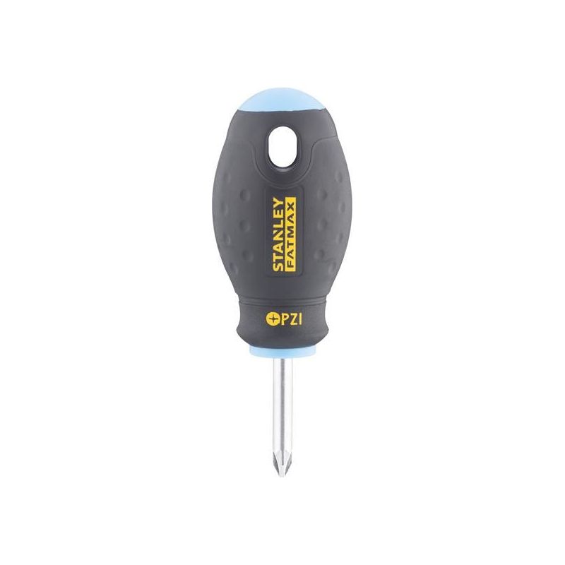 Stanley® Hand Tools FatMax® Stubby Screwdriver Pozidriv Tip PZ1 x 30mm STANLEY® Hand Tools - Dynamic Drive
