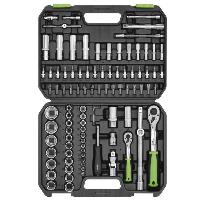 Sealey Socket Set 94pc 1/4" & 1/2"Sq Drive WallDrive Metric S01210 Sealey - Dynamic Drive