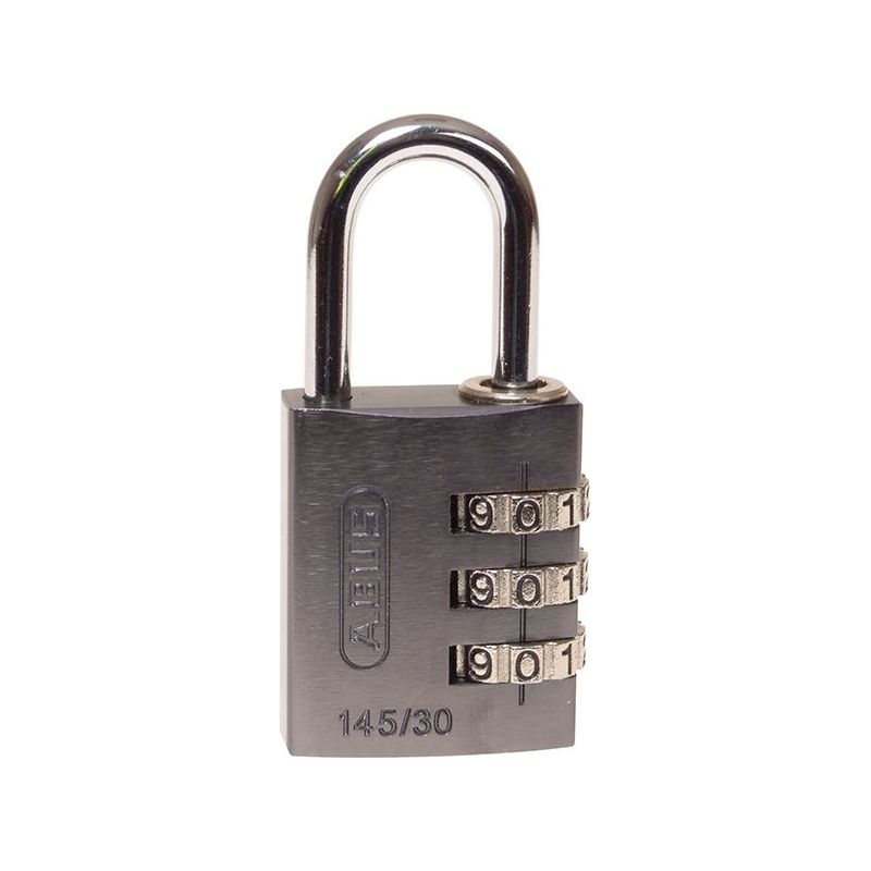 Abus Mechanical 145/30 30mm Aluminium Combination Padlock Titanium 46585 ABUS Mechanical - Dynamic Drive