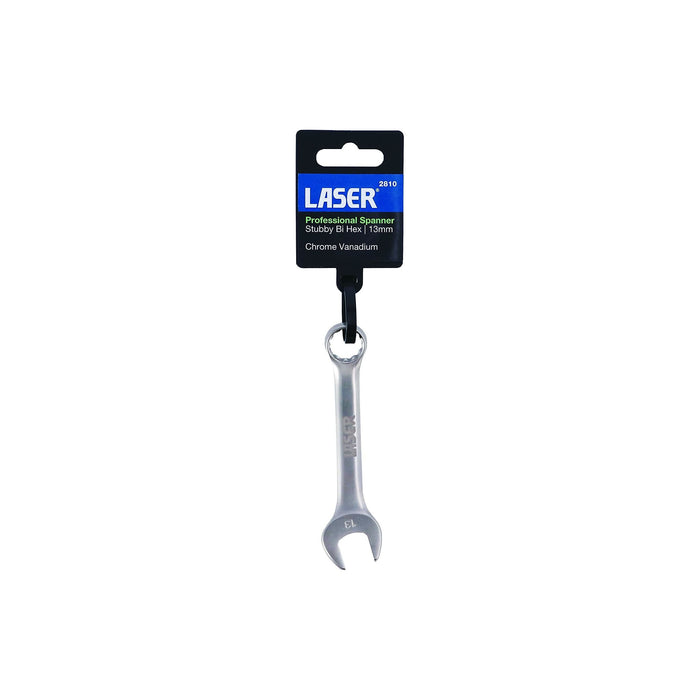 Laser Stubby Combination Spanner 13mm 2810 Laser - Dynamic Drive