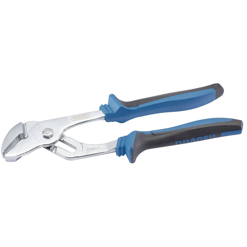 Draper Soft Grip Waterpump Pliers, 240mm, 33mm Capacity 45362 Draper - Dynamic Drive