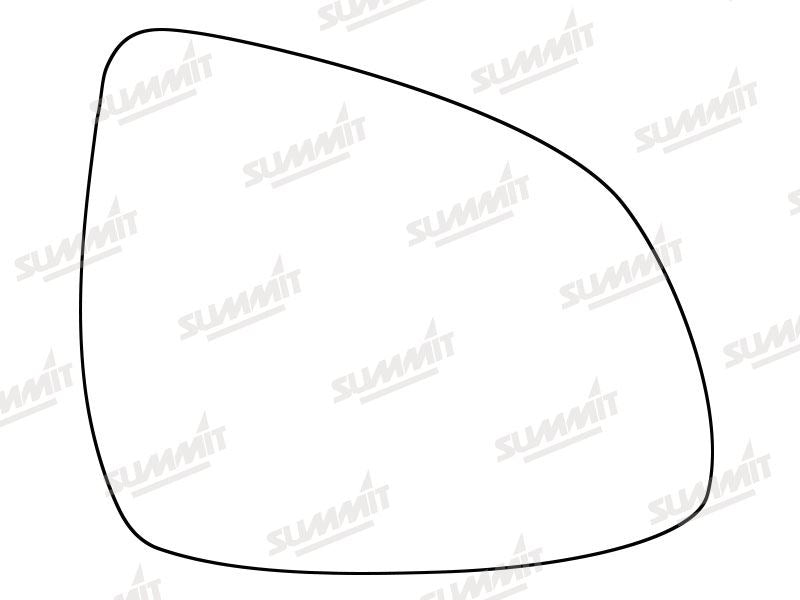Summit Stick-On Standard Mirror Glass fits BMW X3, X4 & X5 RHS Summit - Dynamic Drive