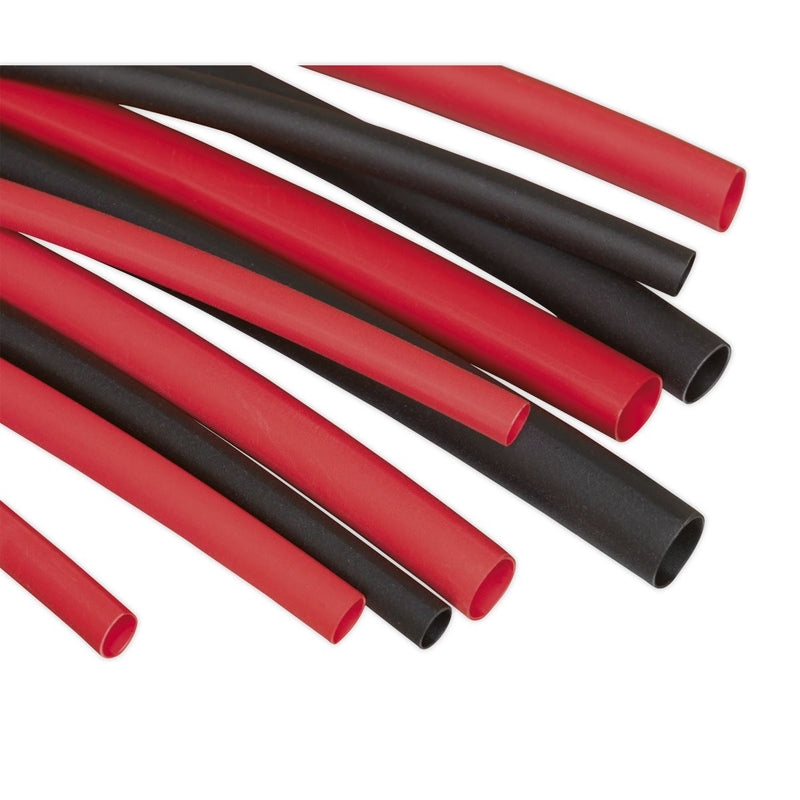 Sealey Heat Shrink Tubing Assortment 180pc 50 & 100mm Black & Red HST501BR Sealey - Dynamic Drive