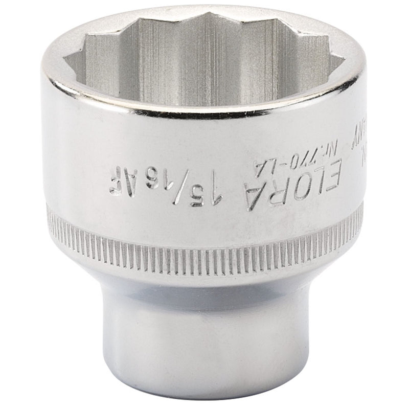 Draper HI-TORQ 1.5/16 12 Point Socket, 1/2" Sq. Dr. (Sold Loose) Draper - Dynamic Drive