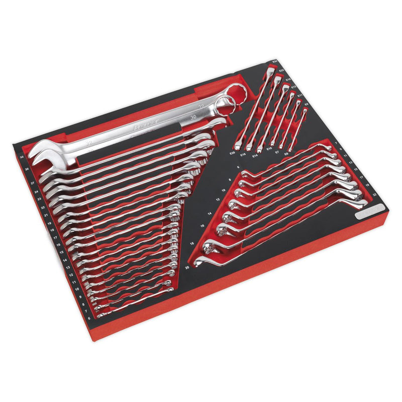 Sealey Tool Tray with Spanner Set 35pc TBTP03 Sealey - Dynamic Drive