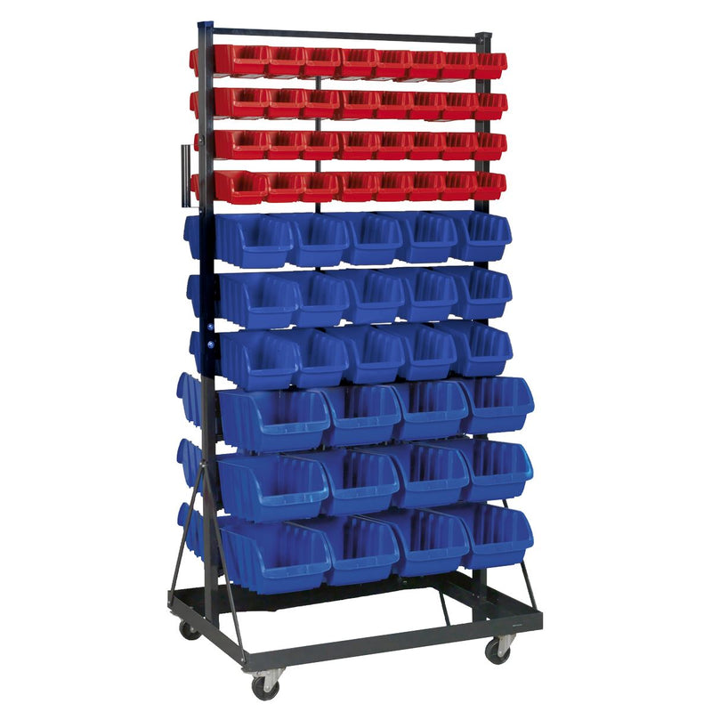 Sealey Mobile Bin Storage System 118 Bin TPS118 Sealey - Dynamic Drive