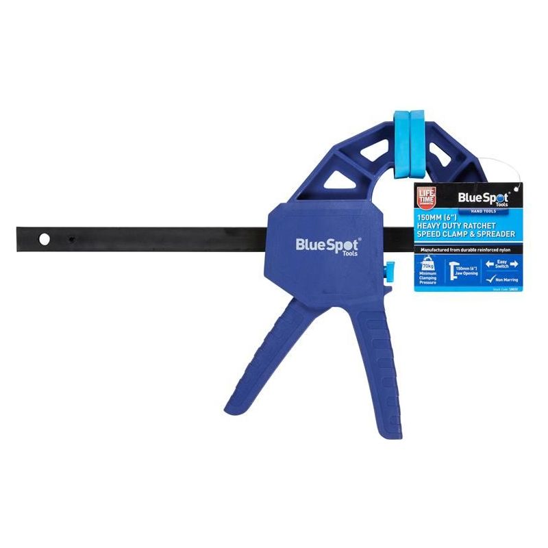 Bluespot Tools Heavy-Duty Ratchet Speed Clamp & Spreader 150mm (6in) BlueSpot Tools - Dynamic Drive