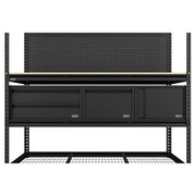 Sealey Heavy-Duty Modular Workbench & Racking Kit with 3 Storage Units Sealey - Dynamic Drive