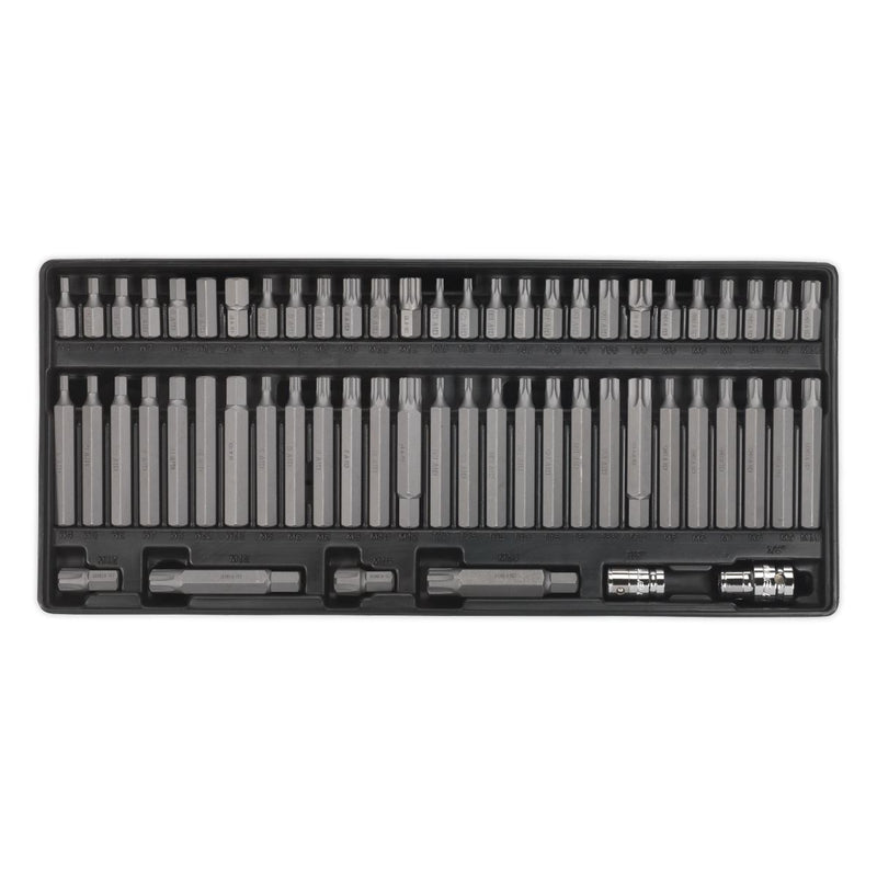 Sealey Tool Tray with Security TRX-Star*/Hex/Ribe/Spline Bit Set 60pc TBT11 Sealey - Dynamic Drive
