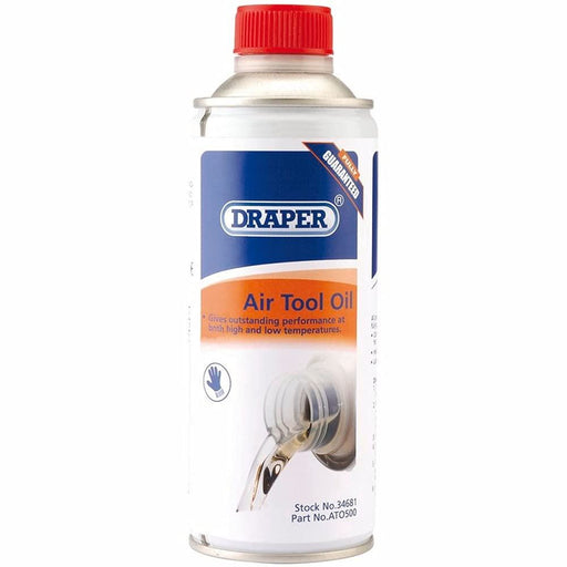 Draper Air Tool Oil, 500ml 34681 Draper - Dynamic Drive