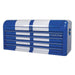 Sealey Topchest 4 Drawer Wide Retro Style Blue with White Stripes AP41104BWS Sealey - Dynamic Drive
